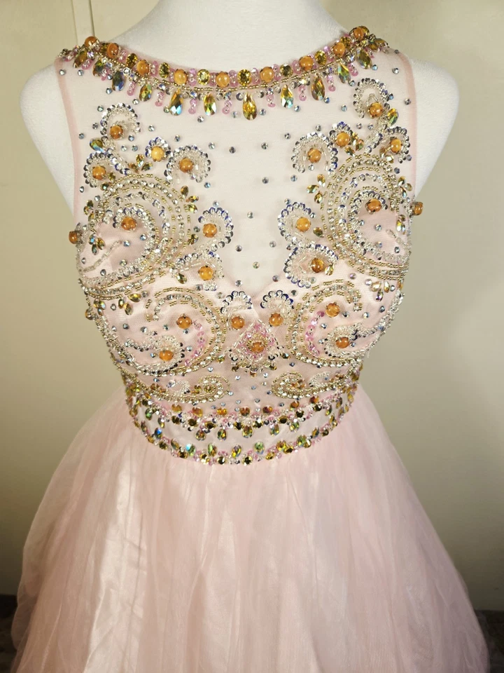 Vestido Corsé Camilla Novia Boda Estrás Talla 2/Volantes Foto 4 de 4