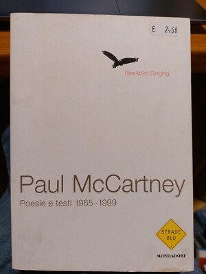 Paul McCartney Blackbird Singing Poesie E Testi 1965 1999 Q40