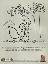 2001 Conkers Bad Fur Day Print Ad Nintendo 64...