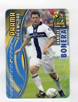 PANINI FOOTBALL CARDS GAME 2005-06 No. 132 Parma Bonera Figure