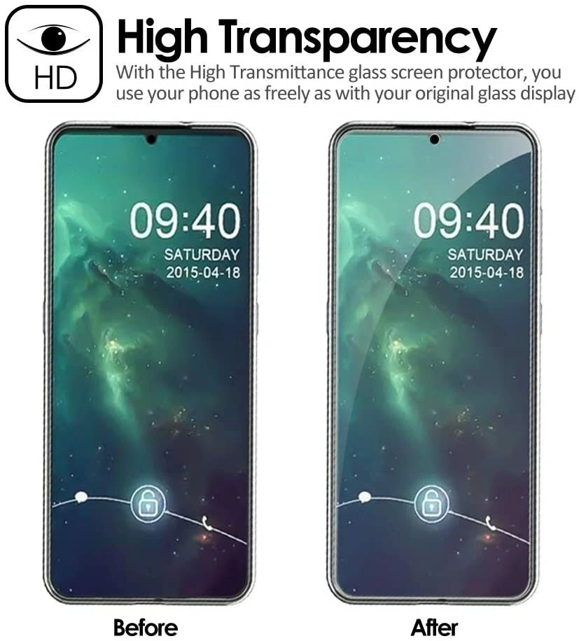 For Nokia C10 C20 G10 G20 X10 X20 Premium Clear Tempered Glass Screen Protector - Image 3 of 4