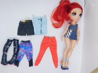 Rainbow High Ruby Doll w/ Accessories - 2019 - Articulated Doll Red Hair