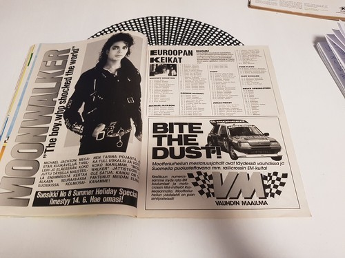 Revista Dave Mustaine 1988 Bros Sabrina Salerno Samantha Fox Kylie Minogue - Imagen 10 de 16