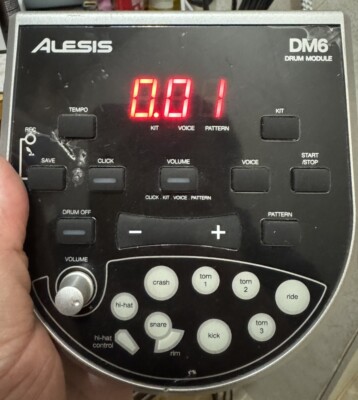 Alesis DM6 Electronic Electric Control Drum Module with AC Adapter