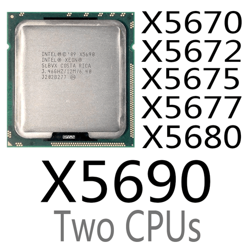 intel Xeon X5670 X5672 X5675 X5677 X5680 X5687 X5690 CPU Processor - Picture 1 of 8
