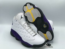 Size 11 Jordan 13 Retro Lakers 2019 For Sale Online Ebay