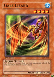 Gale Lizard - IOC-008 - Common - Unlimited Edition x3 - Lightly Played