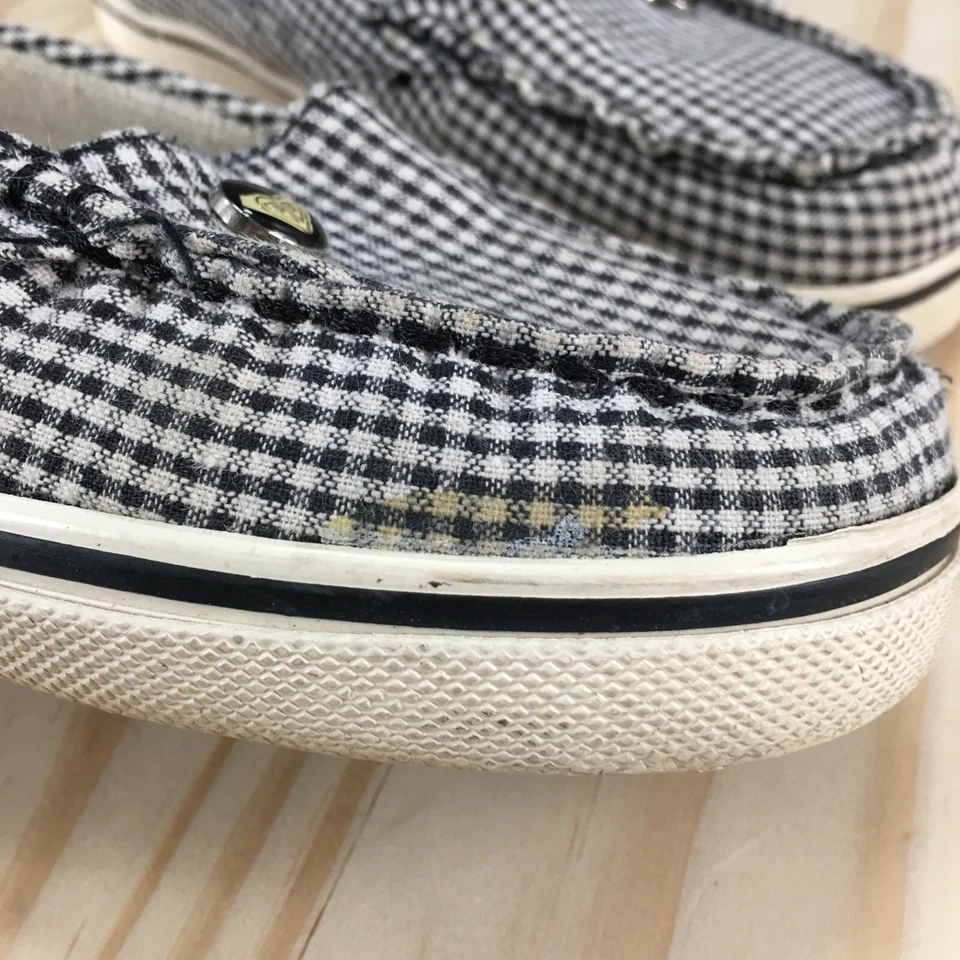 Zapatos Roxy Para Mujer 7.5 Pixie II Tenis Negro Blanco Cuadros Sin Cordones Informales Puntera Sin usar, en caja Foto 4 de 4