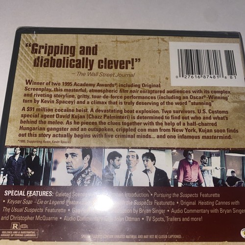 NEW The Usual Suspects Special Edition DVD 2002 Kevin Spacey Crime Thriller - Picture 8 of 14