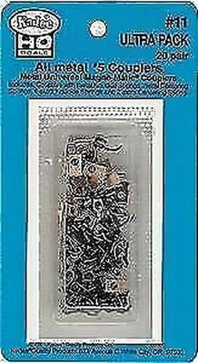 Kadee HO #10 Bulk Pack - 10 Pair No.5 Knuckle Couplers Without Draft Gear Boxes 9 thumbnail image