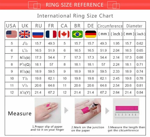 925 Silver Ring Jewelry Elegant Women Wedding Ring Cubic Zirconia Gift Size 6-10 - Picture 3 of 38