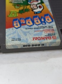Dig Dug II 2 (Authentic) (Nintendo, NES) Tested And Working