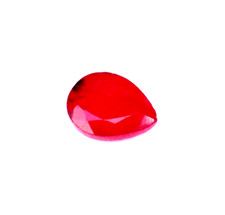 6.15 Ct Red Beryl Bixbyite From Utah Faceted  Best Gift Loose Gemstone  Pear Cut