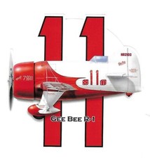 GEE BEE R-1  Sticker vinyle laminé
