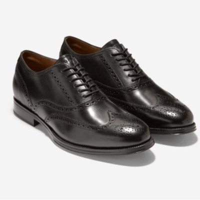Cole Haan ~ Black Classic Wingtip Oxford Shoes ~ size 12 | eBay display picture 1