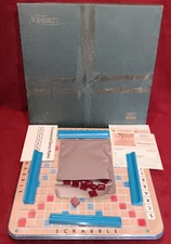 Vintage Scrabble Deluxe Edition 1976 Complete Turntable Selchow/Righter Read