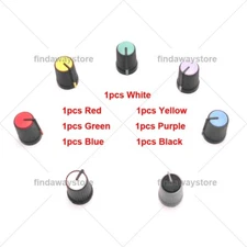 7PCS Replacement Rotary Control Knob Cap For Soundcraft Mixer EMX24-USB DSP