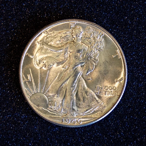 1946 Walking Liberty Half Dollar  Gem BU