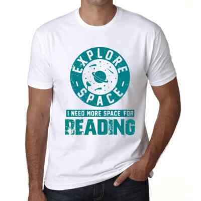 Herren Grafik T-Shirt Explore Space I Need More Space For Reading
