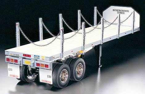 Tamiya - 1/14 Scale RC Flatbed Semi Trailer Kit | eBay