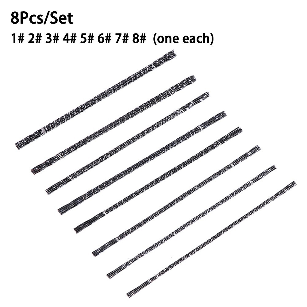 ZJchao 8-teiliges Sägeblatt-Set Für U-förmige Sägen – Metall, Für Holz, Kunststoff, Weichmetalle