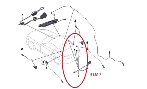 BMW Z4 - E89 Cabriolet Roof Hall Sensor Kit - 54377224679 GENUINE BMW ...