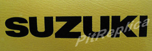 Pit-Replica PVC Seat Cover – Fits Suzuki TS125R & TS200R (Rear Saddle)