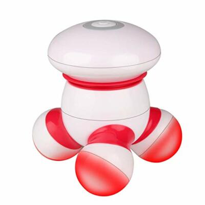Mini-Handmassagegerät, tragbar, vibrierend, mit LED-Licht, ideal für Hand Kopf
