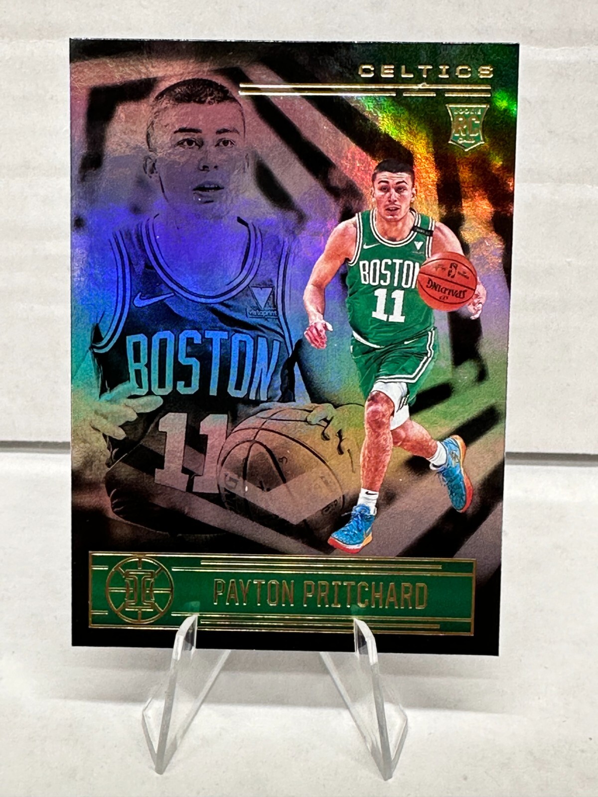 2020-21 Panini Illusions Basketball Card #192 Payton Pritchard RC Boston Celtics