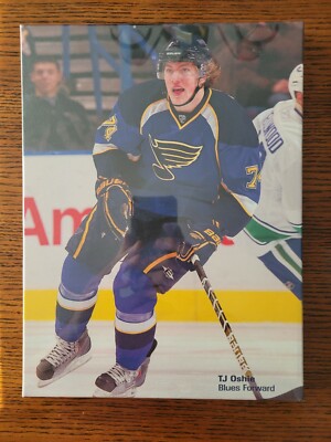 TJ OSHIE canvas print ST. LOUIS BLUES hockey stl sga stadium give away promo NEW