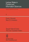 Singular Optimal Control: The Linear-Quadratic Problem by David J. Clements, B.D.O. Anderson (Paperback, 1978)