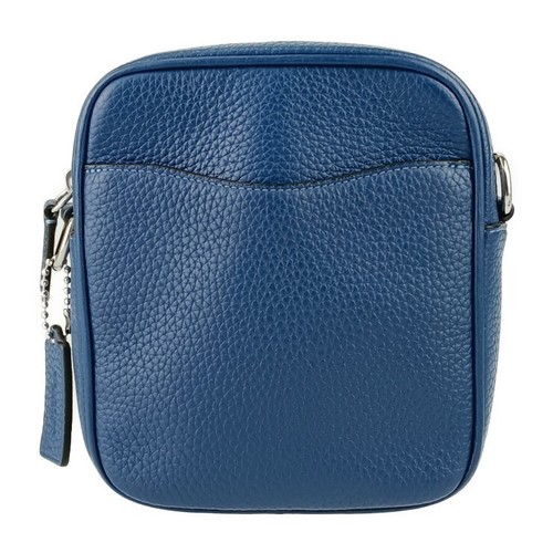 COACH Shoulder bag BECK CROSSBODY CJ736 Blue Black Leather Men's Pochette Japan - Picture 3 of 10