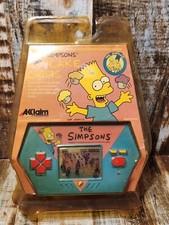 Bart Simpsons Cupcake Crisis Handheld Electronic Video Game by AKKLAIM 1989 NEW