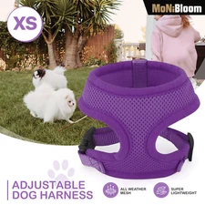 Adjustable Dog Pet Harness Breathable Padded Mesh Escape Proof Reflective Jacket