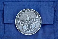 Assassin's Creed III - Ignite the Revolution - Promotional Coin Medallion 3 NEW