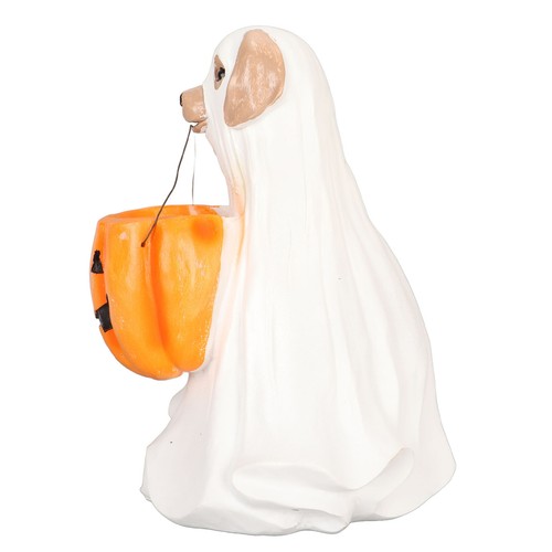 Adorable Halloween Ghost Dog Statue Resin Figurine For Halloween Party QH1 - Picture 16 of 23