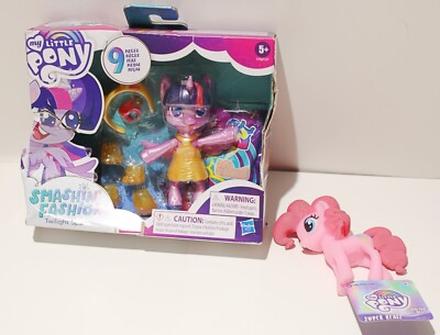 My Little Pony Smashin' Twilight Sparkle Pinkie Pie Super Realz *See Description