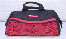 Craftsman 13" X 8" Wide Mouth Tool Bag 6 pocket Black/Red PN 37535