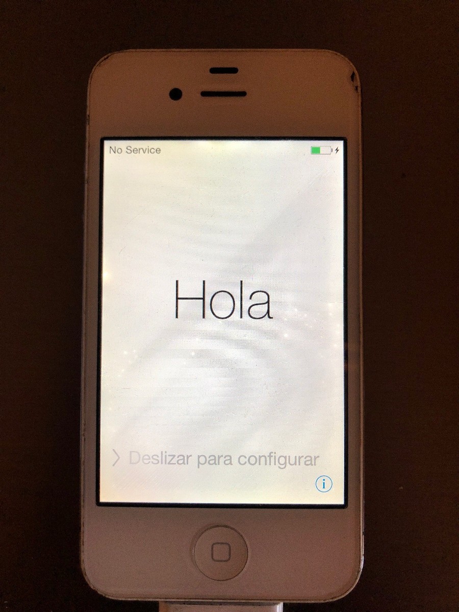 Apple iPhone 4S - 8GB - White Sprint or Ting (CDMA) IOS 7.1.2