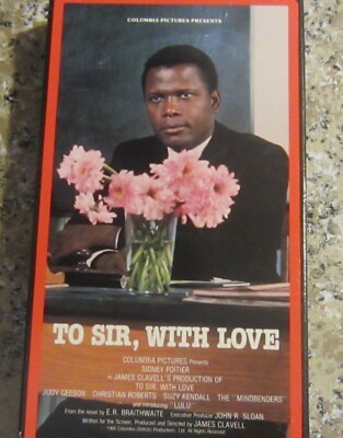To Sir, With Love ~ (VHS) Sidney Poitier, Lulu,  Good Condition 