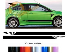 2 X BANDES BAS DE CAISSE POUR FORD FOCUS ST RS DECO PORTIERE STICKER BD579N-8