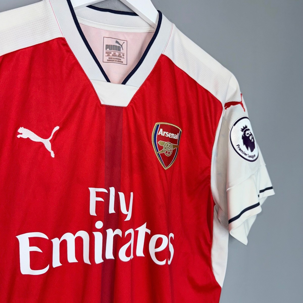 ARSENAL LONDON 2016 2017 HOME FOOTBALL SHIRT JERSEY PUMA 749712 sz