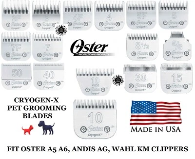 Oster CryogenX PRO PET GROOMING BLADE*Fit A5 Turbo Golden Volt 3000i,A6 CLIPPERS