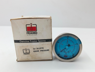 #ad FRAMO Pressure Gauge 0 TO 400 BAR Id A11578 Genuine Framo Spares $329.99