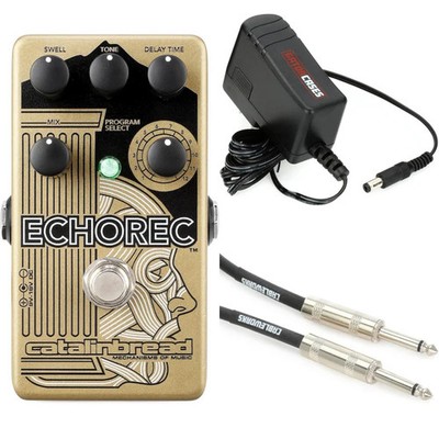 Catalinbread Echorec Binson-style Delay Pedal with Power Supply and Cable