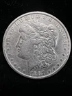 1887-P Morgan Silver Dollar XF/AU Bold LIBERTY - Clean Strike & Surfaces