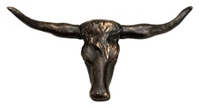 Anne At Home Hardware Brass Longhorn Bull Cabinet Pull