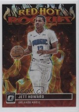 2023 Panini Donruss Optic Hot Rookies International Red Prizm Jett Howard 11ng