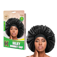 Silky Bonnet Cap Extra Large | Silk Satin Bonnet, Soft Sleep Cap, Hair Wrap