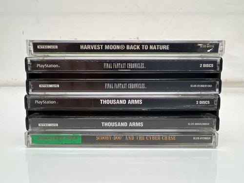 Lot of 4 PS PlayStation Games Used Untested